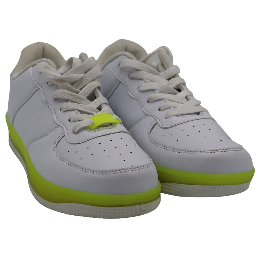 Qupid Sneakers White/Yellow Men's Size 8